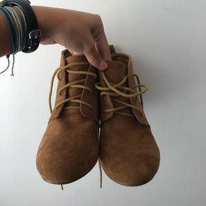brown booties